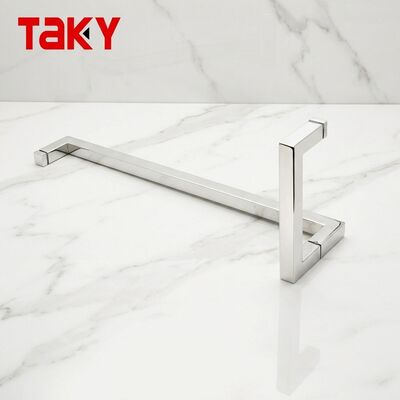 Factory Wholesale Square Tubing Durable Stainless Steel Shower Door Towel Bar Handle