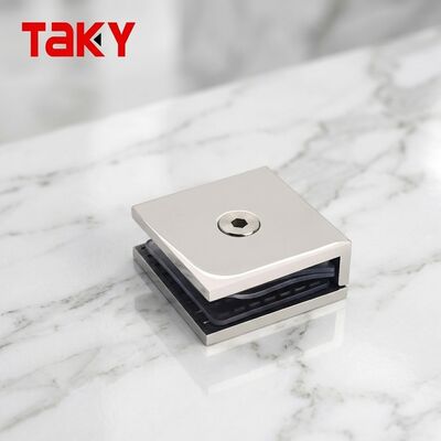 Giá tốt Giá đỡ kính vào tường Cố định cơ khí 0 độ Kẹp cửa kính vuông trực tuyến