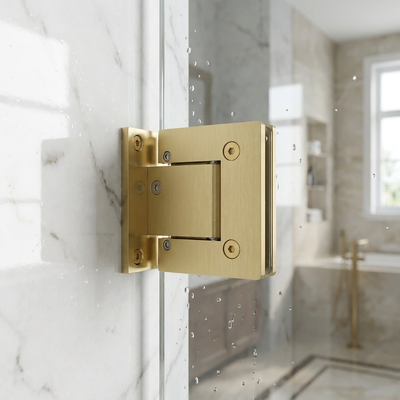 Giá tốt Phòng tắm 304 Thép không gỉ Tự đóng Có thể điều chỉnh Đóng Bản lề cửa kính 90 độ trực tuyến