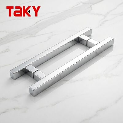 Giá tốt Kích thước tùy chỉnh hiện đại Màu sắc chống gỉ 304 Tay nắm cửa phòng tắm bằng kính bằng thép không gỉ trực tuyến
