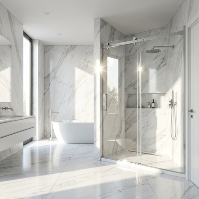 Giá tốt Sản xuất cửa tắm bằng thép không gỉ Con lăn trượt Phần cứng cửa phòng tắm trượt kính trực tuyến