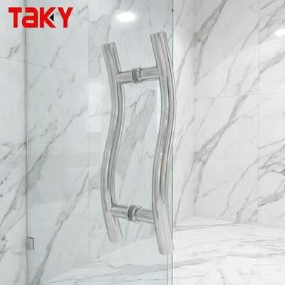 Giá tốt Tay nắm cửa kính bằng thép không gỉ 304 có thể tùy chỉnh Tay nắm cửa kim loại trực tuyến