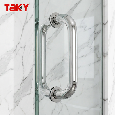 Phong cách khách sạn 304 Phòng tắm bằng thép không gỉ Tay nắm cửa kính Tay nắm vòi hoa sen