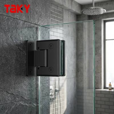 Bản lề cửa kính 90 độ hiện đại vào tường Bản lề phòng tắm bằng thép không gỉ Bản lề kính không khung cho khách sạn